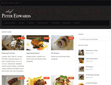Tablet Screenshot of chefpeteredwards.com